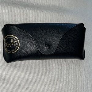 Ray-Ban Black Leather Sunglasses Case